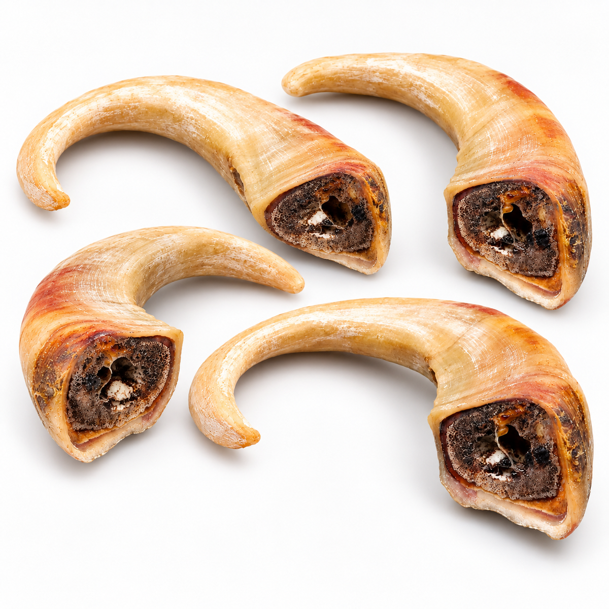 Dehydrated Goat Horn Dog Chew (Large) | Single-Ingredient, Ultra-Durable, Long-Lasting