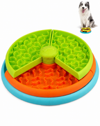 Slow Feeder Dog Bowl 3 Levels, Reduces Boredom and Anxiety, Non-Slip Interactive Puzzle Feeder, Suitable for Small/Medium/Larger Dogs