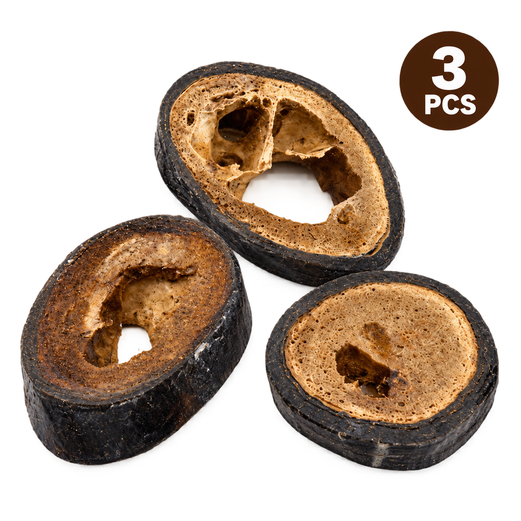 Dehydrated Beef Horn Slices Dog Chew | Single-Ingredient, Naturally Hard