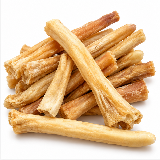 Dehydrated Beef Tail Chunks Dog Chew | Single-Ingredient, Marrow-Filled