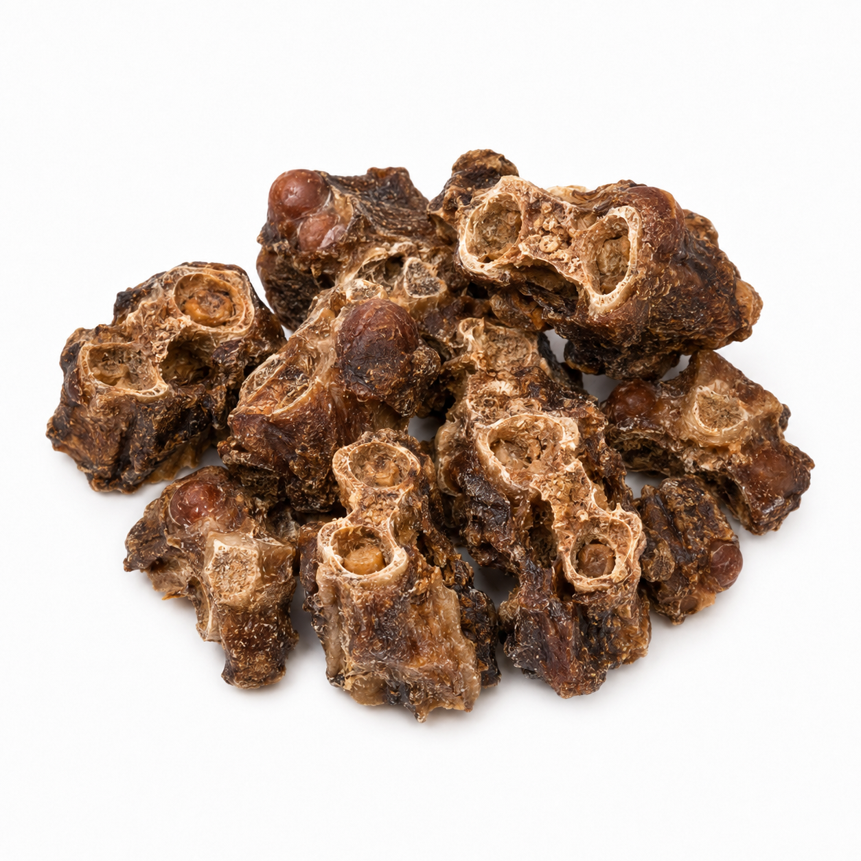 Dehydrated Beef Spine Bone Dog Chew | Single-Ingredient, Natural Segments