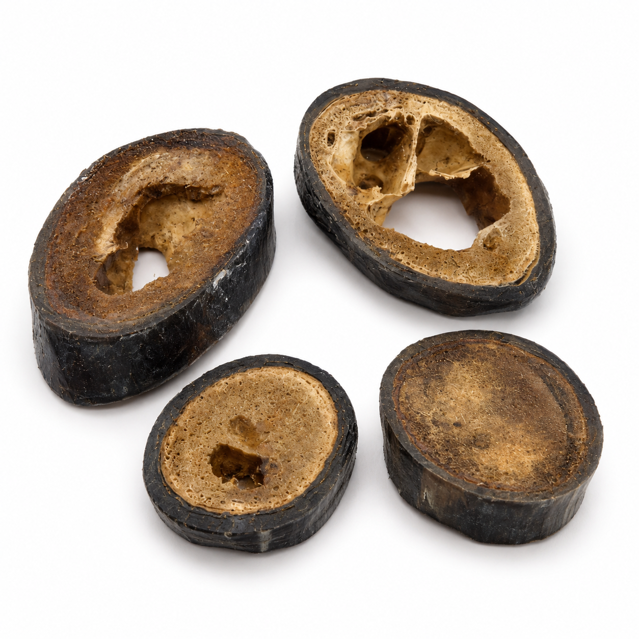 Dehydrated Beef Horn Slices Dog Chew | Single-Ingredient, Naturally Hard