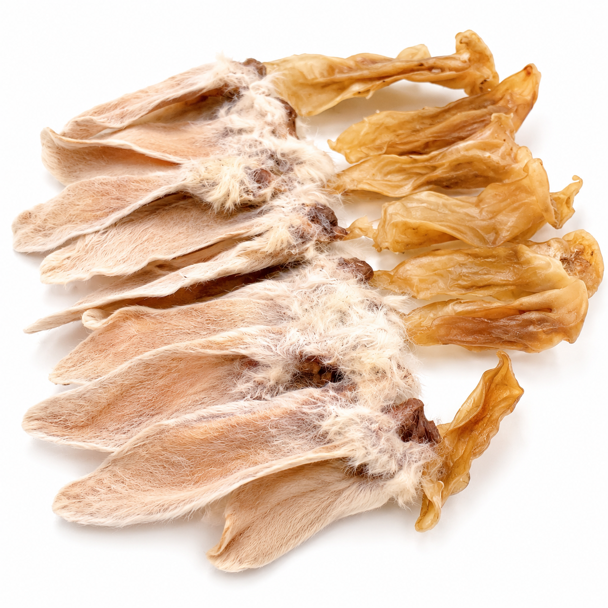 Dehydrated Rabbit Ear Dog Treat | Single-Ingredient, Fur-On, Light & Crunchy