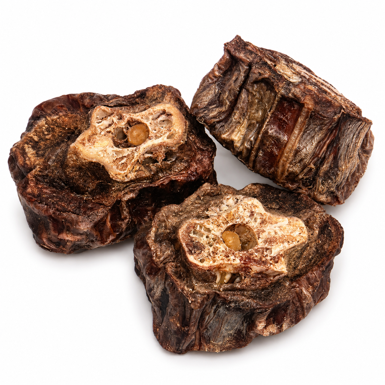 Dehydrated Ostrich Neck Dog Chew | Single-Ingredient, Marrow-Filled, Long-Lasting
