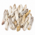 Dehydrated Rabbit Foot with Fur Dog Treat | Single-Ingredient, Natural Fiber