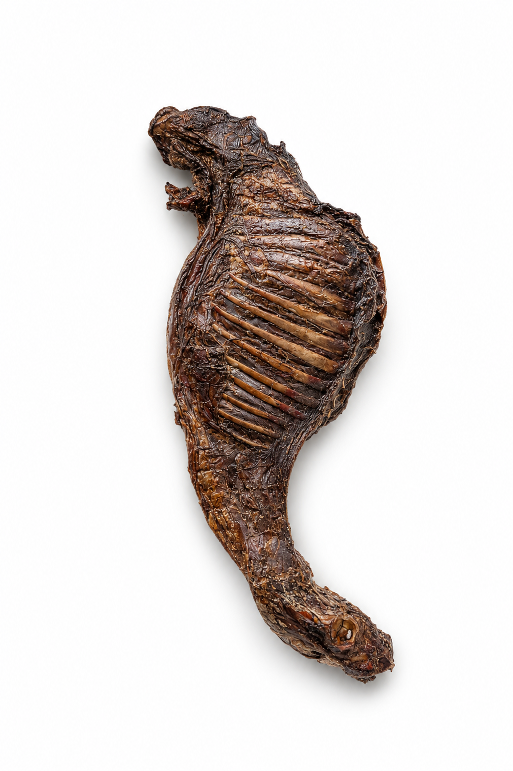 Dehydrated Lamb Rib Rack Dog Chew (18") | Single-Ingredient, Crunchy Whole Cut