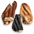 Dehydrated Cow Ear Dog Chew | Single-Ingredient, Fur-On, Natural Fiber Treat
