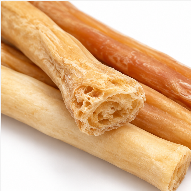 Dehydrated Beef Tail Chunks Dog Chew | Single-Ingredient, Marrow-Filled