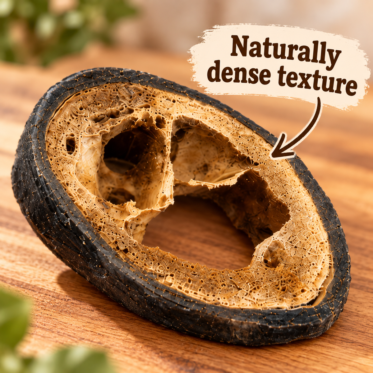 Dehydrated Beef Horn Slices Dog Chew | Single-Ingredient, Naturally Hard