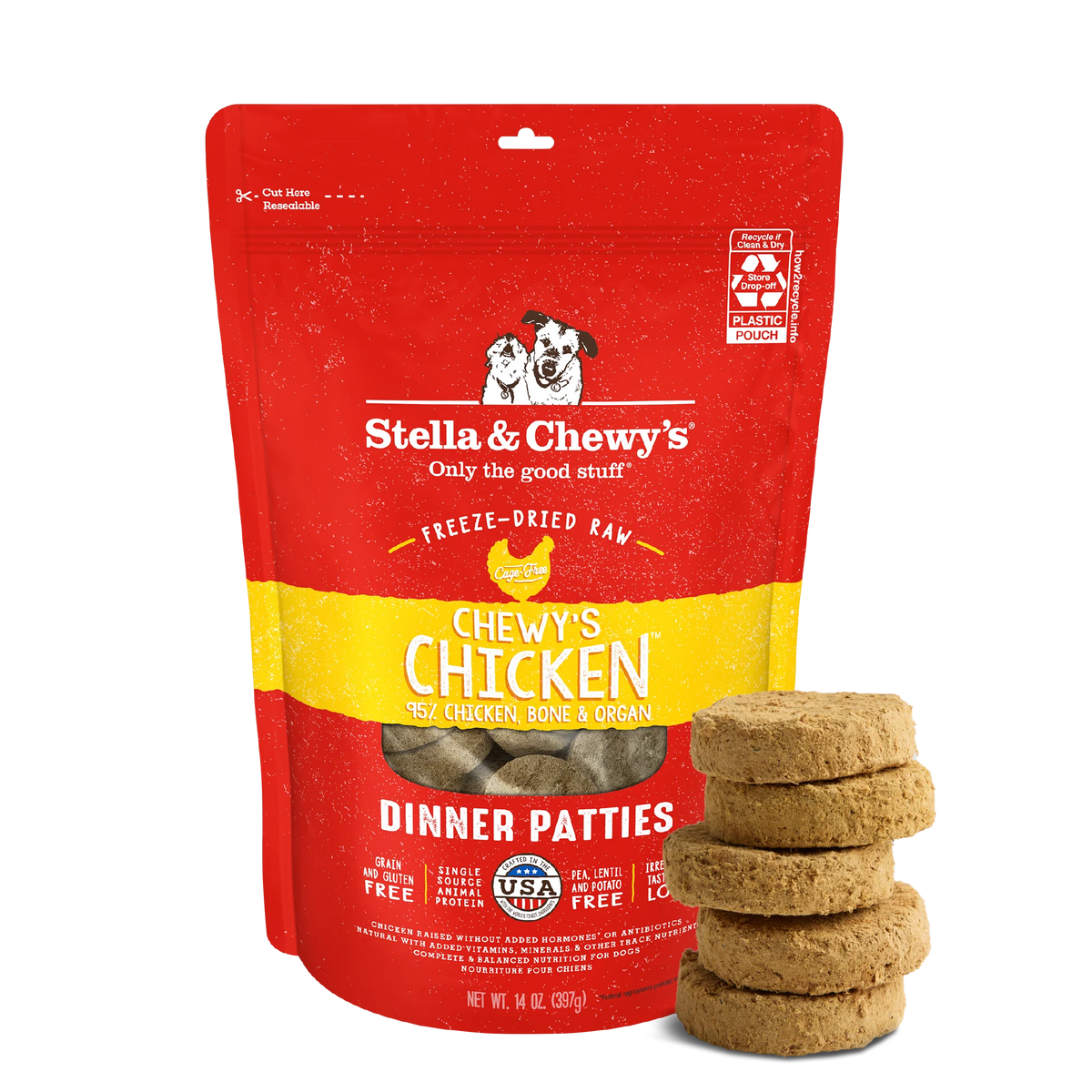 Stella & Chewy's Freeze-Dried Raw Dinner Patties – 25 oz