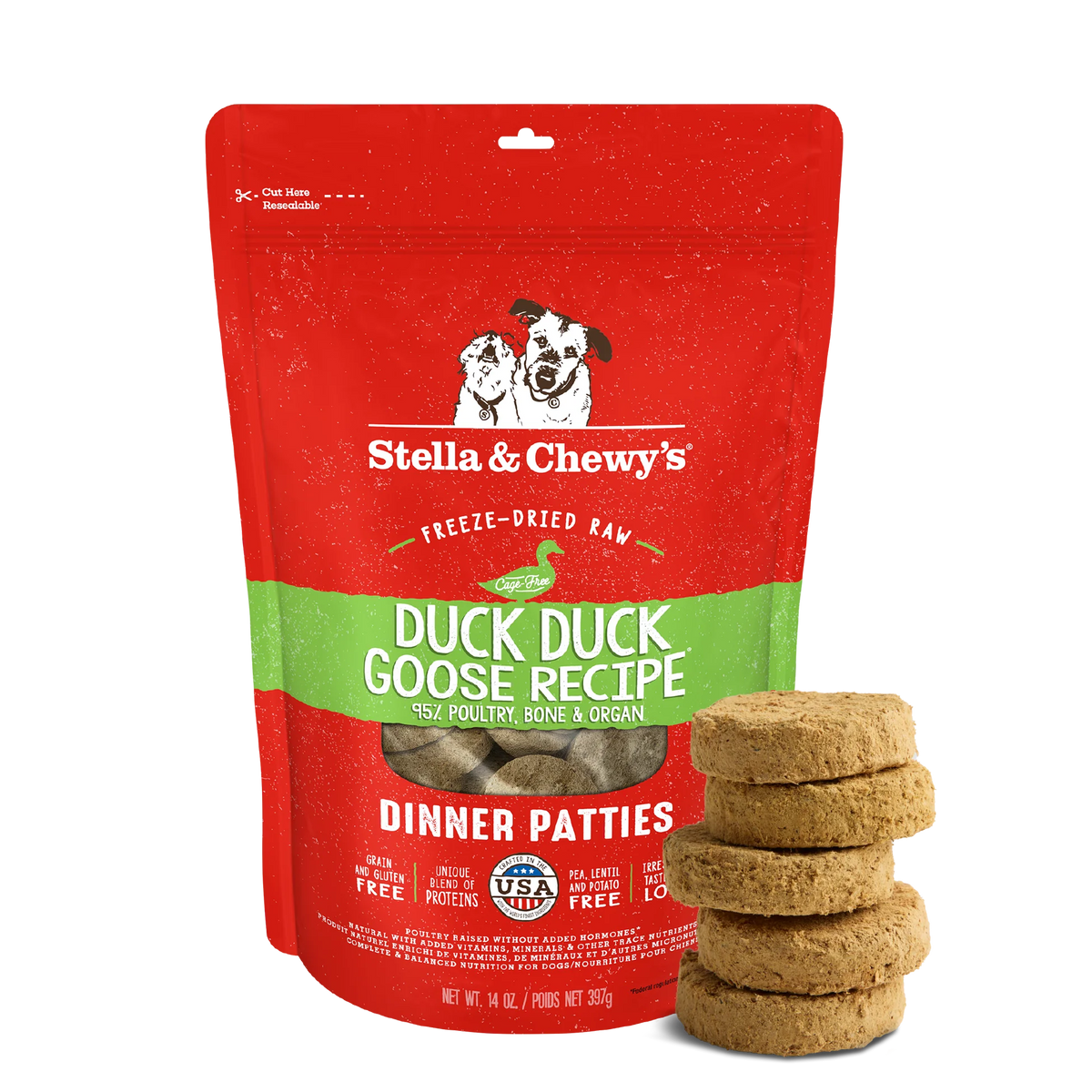 Stella & Chewy's Freeze-Dried Raw Dinner Patties – 25 oz