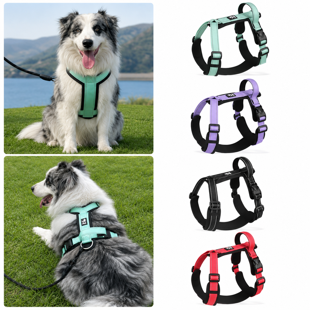 Y-Shaped Dog Harness with Handle with a leash set - Size Small