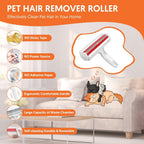 Grooming Care Pet Hair Remover Roller and Pet Grooming Gloves, Deshedding