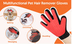 Grooming Care Pet Hair Remover Roller and Pet Grooming Gloves, Deshedding